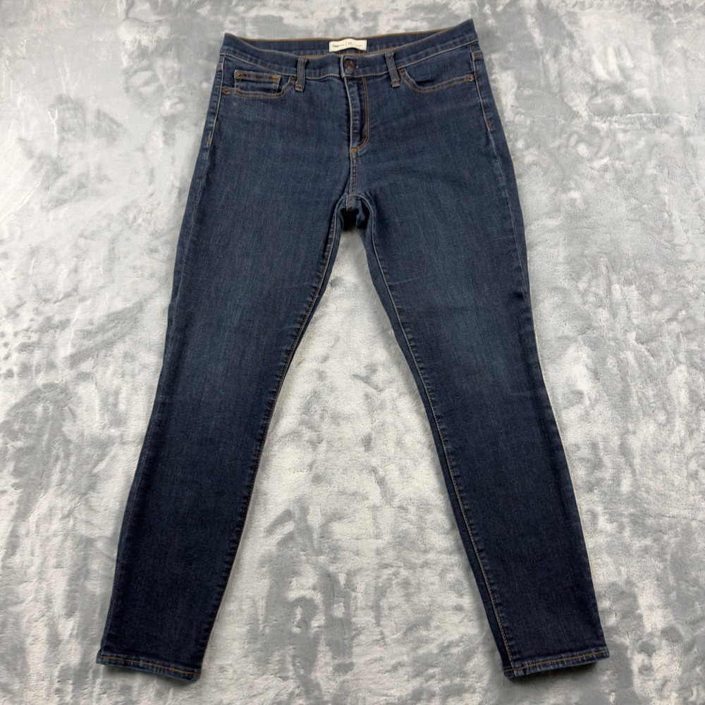 Gap 1969 True Skinny Jeans Womens 29 Regular Dark Indigo Stretch Denim Pants